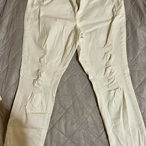 Torrid White Skinny Jeans Boyfriend Style